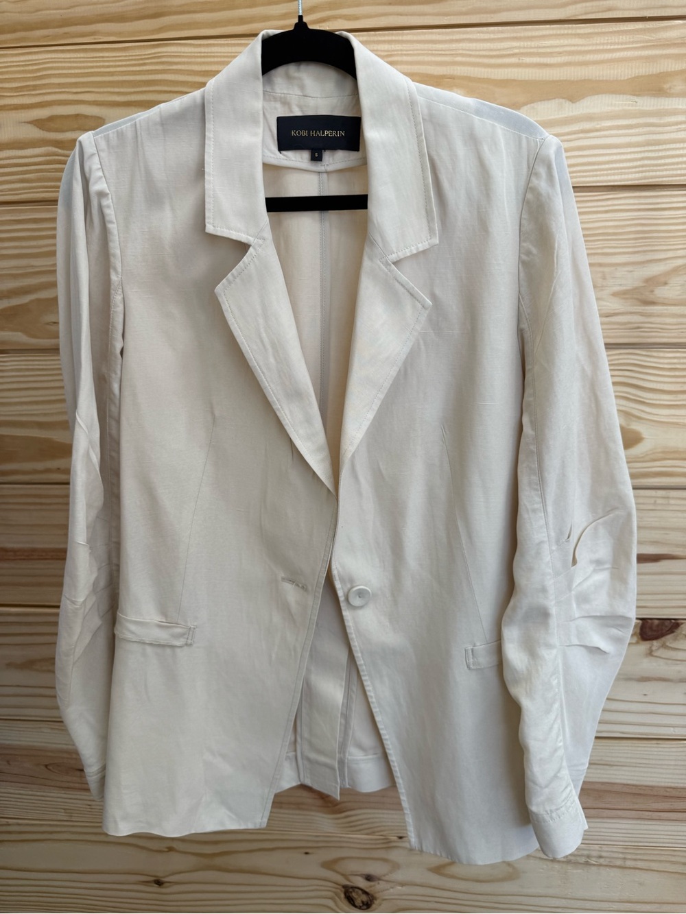 Kobi Halperin Off-White Single-Button Blazer
